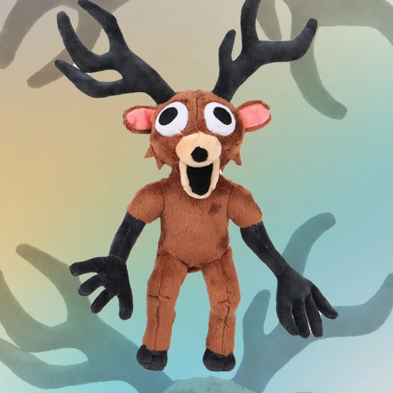 Hot 38cm 99 Nights Cartoon In The Forest Deer Plush Toys Cotton Stuffed Doll Anime Animal for Kids Birthday Gift Halloween Gifts