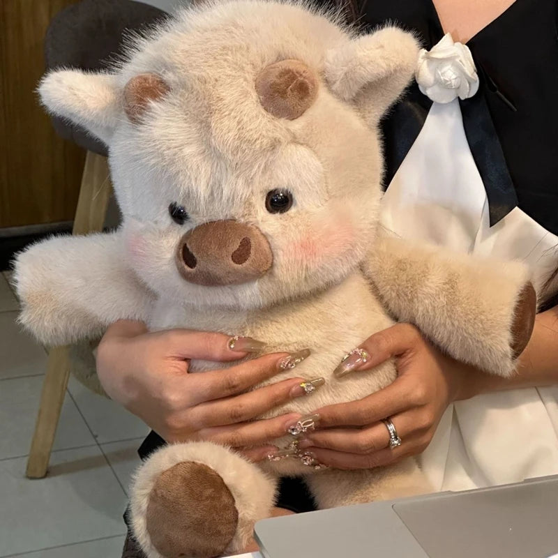 60CM Large Su Gaodi Calf Plush Toy Cute Plush Soft Pillow Soothing Calf Doll Perfect for Children's Festival and Birthday Gift