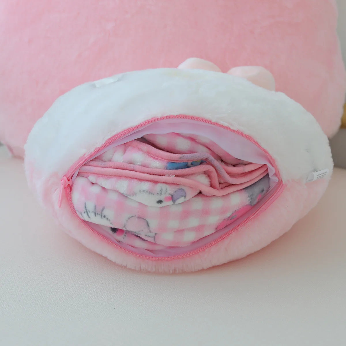Big Size Sanrio Cuddly Hello Kitty Plush Back Cushion Hello Kitty Pillow Sofa Bed Bay Window Home Decor Pillow Hug Plushies Gift