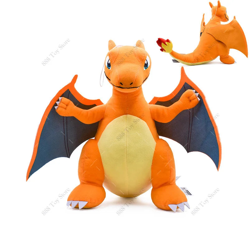 Pokemon Plush Shiny Gyarados Charizard Mega Rayquaza Hisuian Zorua Ho-Oh Lucario Butterfree Anime Stuffed Peluche Kids Xmas Gift