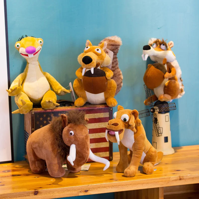27cm Cute Soft Ice Age 3 Squirrel Pillow Stuffed Plush Toys Office Nap Pillow Home Comfort Cushion Decor Gift Doll Child