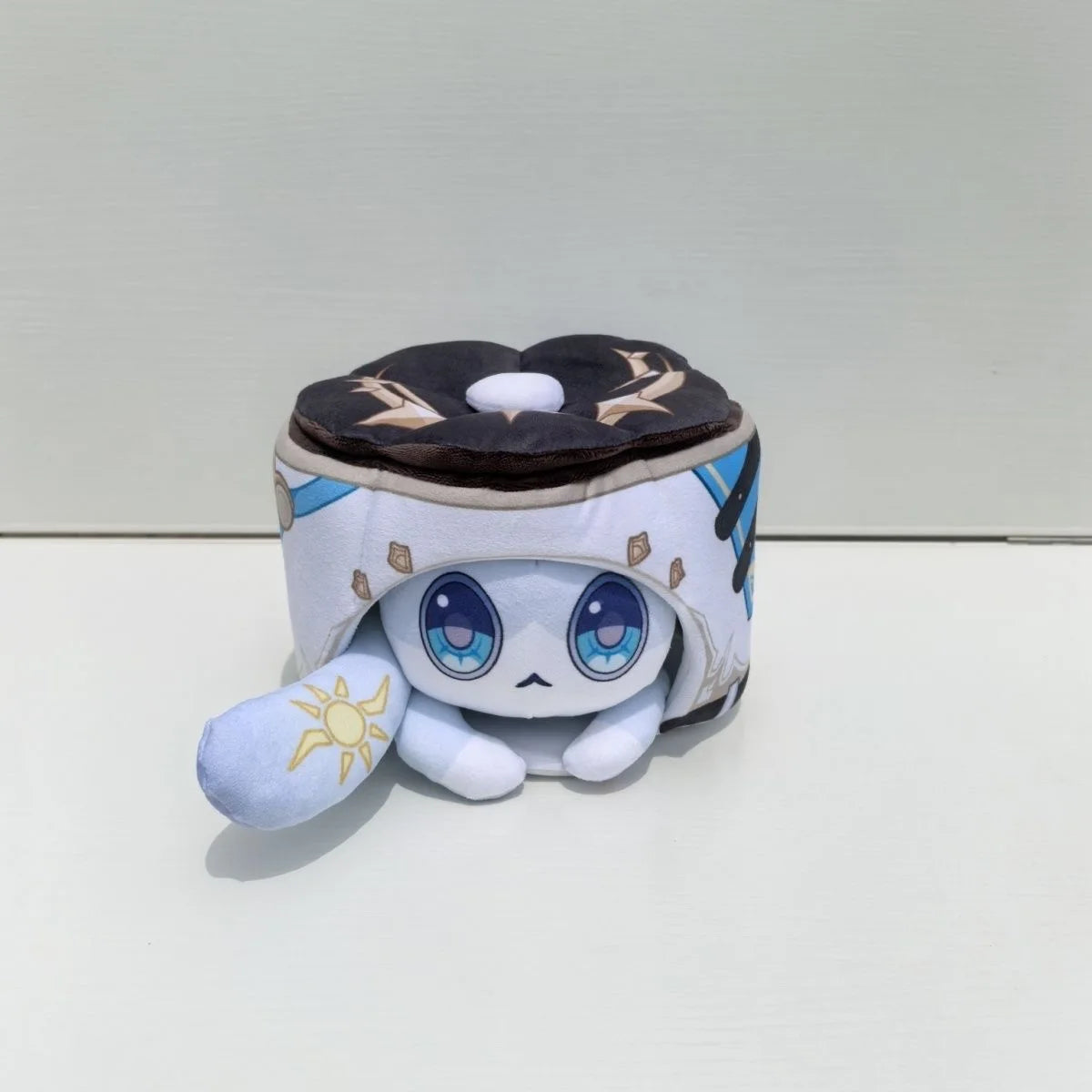 “Code Cat Plush Toy - 16cm/32cm Soft Cuddly Stuffed Animal, Mysterious Cat with Healing Charm from Cipher Forest, Gift for Kids & Anxiety Relief”