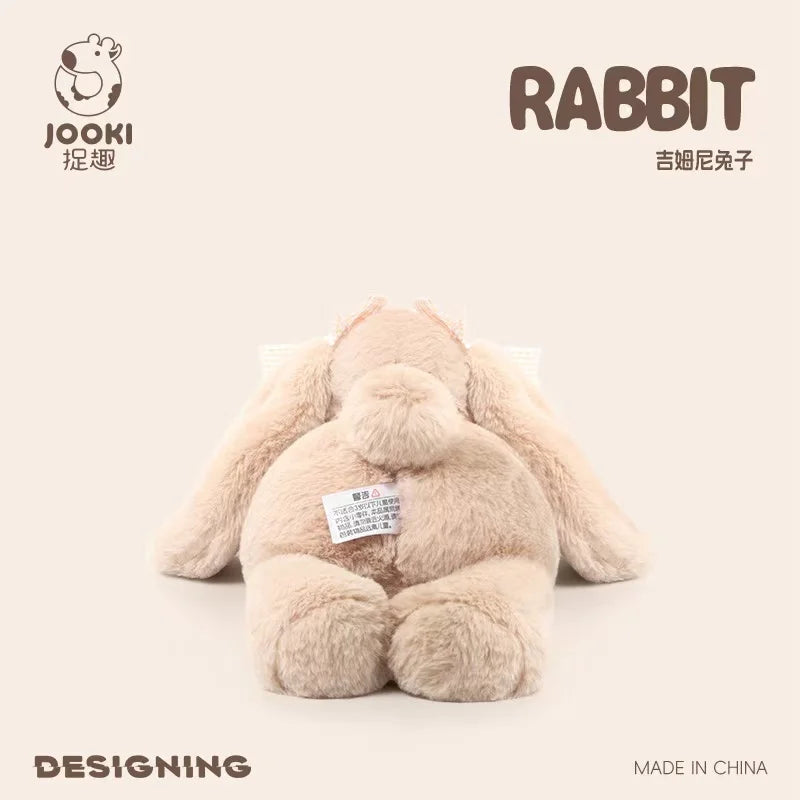 35cm New Simulated Shy Rabbit Doll Stuffed Plush Toy Cartoon Anime Cute Pillow Pillow Pillow Children's Birthday Gift Fun Doll