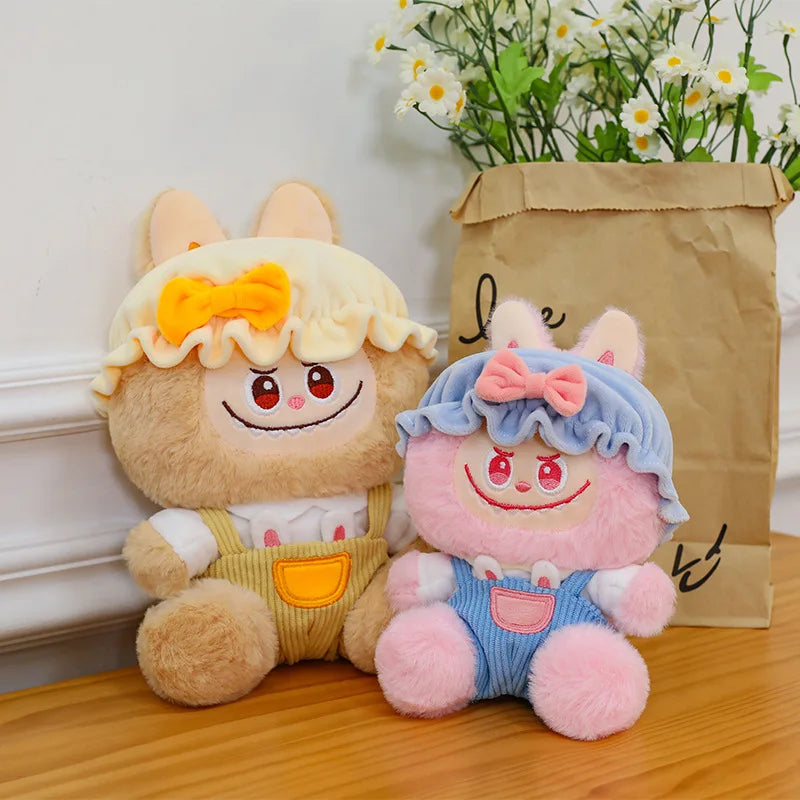 New suspender pants fabric plush toy Transformed Doll Children's Birthday Gift Cute Sleeping Pillow Doll