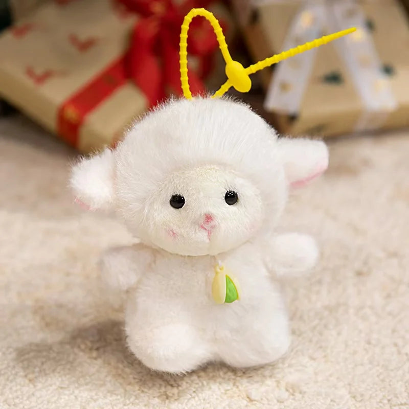 15cm Cute pillow penguin ybara rabbit duck panda fox cat Stitch plush toys keychain for children women girl gift