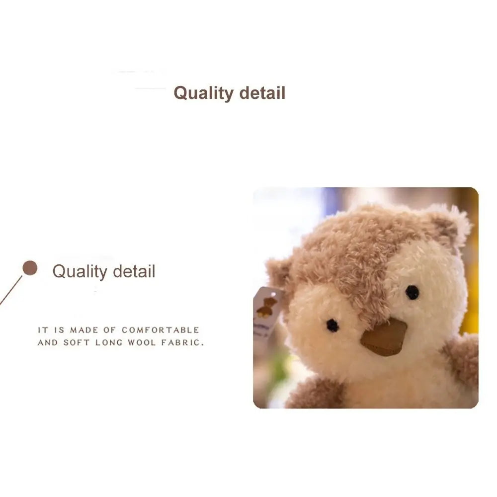 Soft Furry Plush Toys Fox Owl Pig Lamb Chick Duck PP Cotton Birthday Gifts for Boy Girls Cute Plushies Dolls Gifts Adult