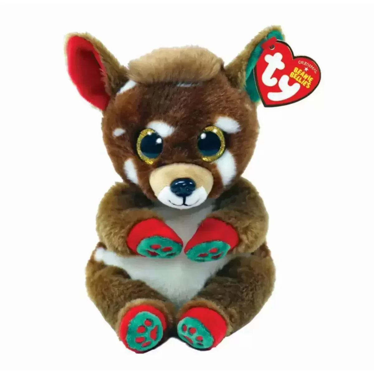 15cm Ty Big Eye Beanie Animals Plush Slick Fox Ferdinand Locky Axolotl  Dexter Icy Seal Heather Cat Children Toy Holiday Gift