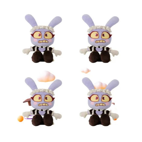 2025 New 9.84inch Maid Jax Plush Dolls Cotton Rabbit Doll Soft Doll Cute Room Decoration Toys Kids Birthday Christmas Gifts 25cm
