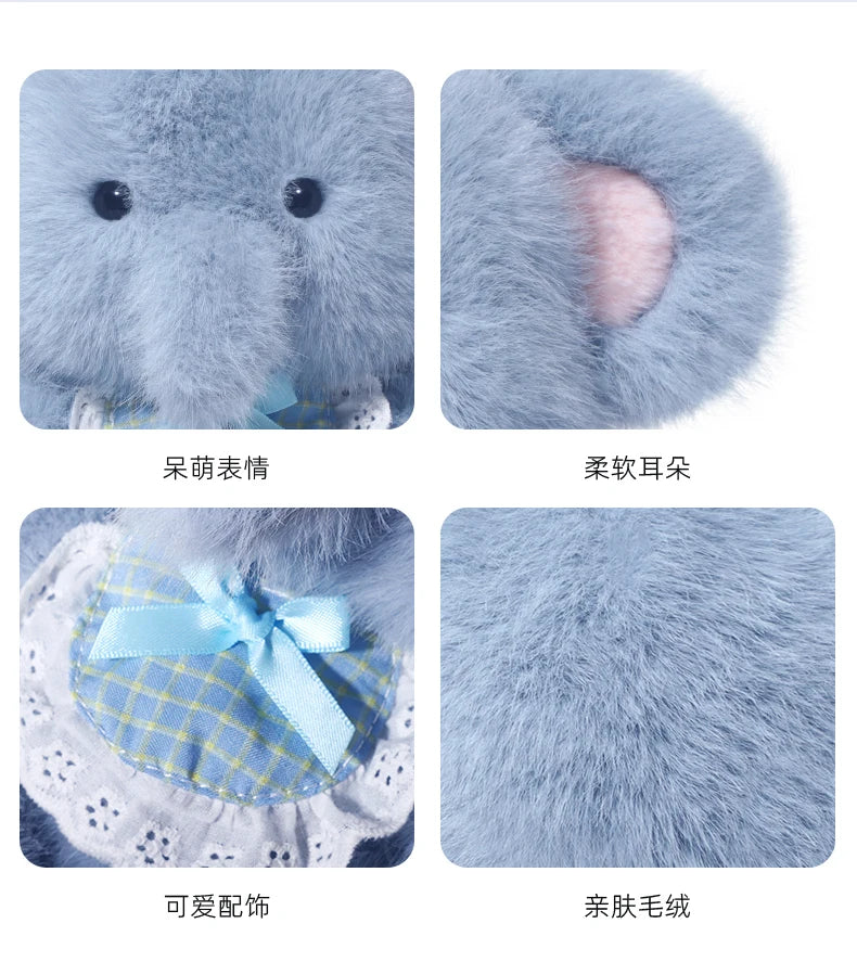 20cm bubu cute Little elephant plush toy Stitch cute doll pillow for girls to sleep with birthday gift