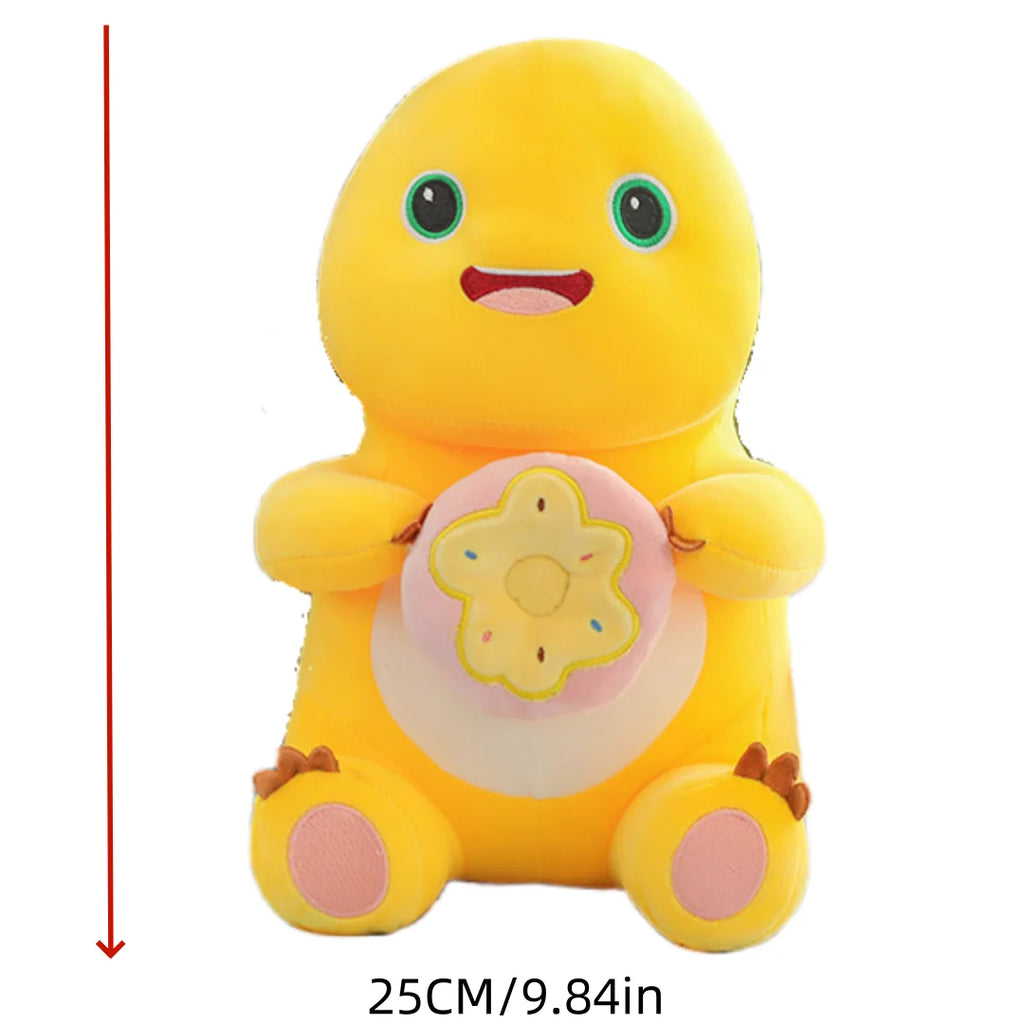 1pc 25cm/9.84in Cute milk dragon plush toy doll dinosaur cartoon doll Douyin explosive grabber doll birthday gift