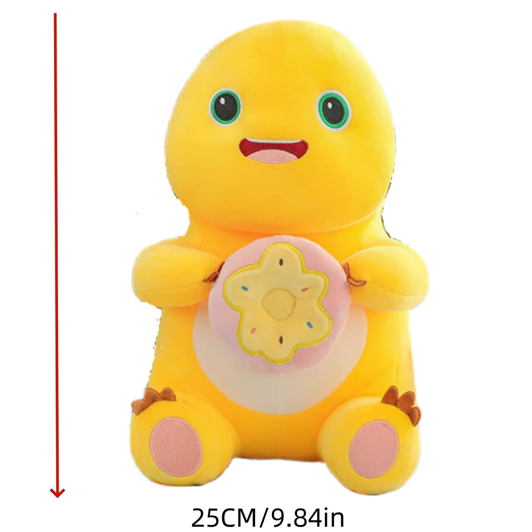 1pc 25cm/9.84in Cute milk dragon plush toy doll dinosaur cartoon doll Douyin explosive grabber doll birthday gift