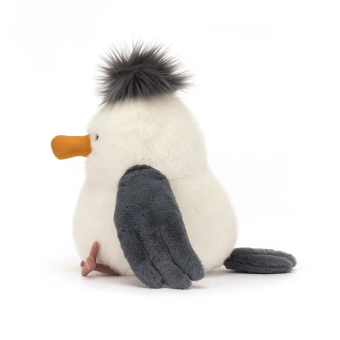 25CM Lovely Cartoon Anime Seagull Bird Animal Stuffed Plush Toys Kawaii Seagull Handmade Dolls Cute Holiday Gifts for Children