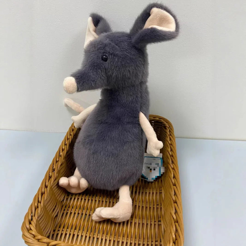 2025 New Jellycat Sad Mouse Plush Toy Kawaikid Soothing Doll Room Decoration Doll Girl Birthday Gift