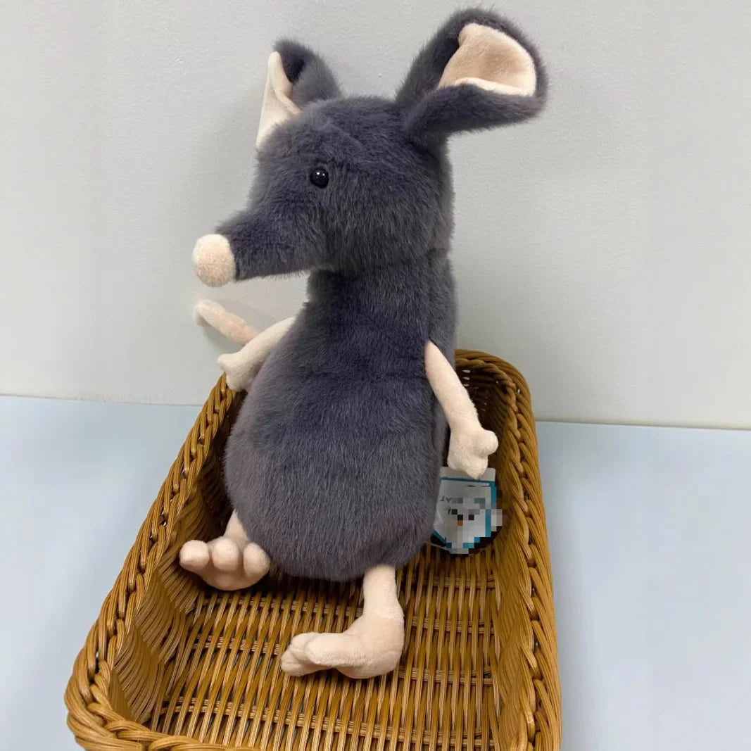 2025 New Jellycat Sad Mouse Plush Toy Kawaikid Soothing Doll Room Decoration Doll Girl Birthday Gift