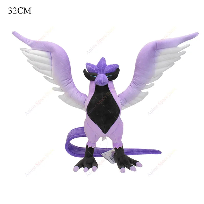 Hot Sale Pokemon Plush Shiny Zeraora Toys Anime Garchomp Articuno Meowscarada Sprigatito Lucario Stuffed Animal Peluche Dolls