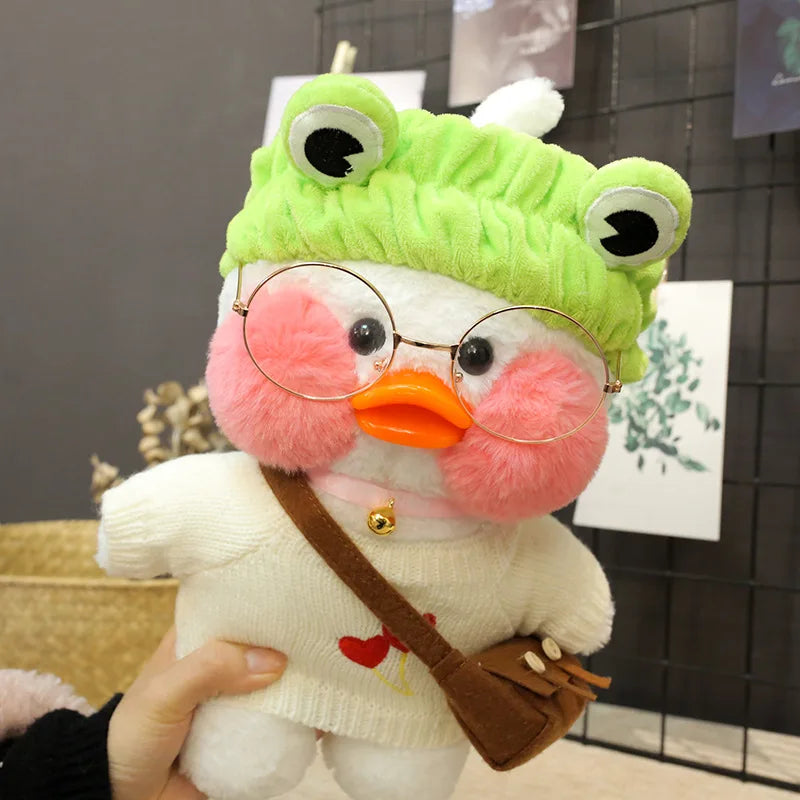 New plush Cute Lafan Duckes Cafe Duckes 30cm Doll Plush Toy Stuffed Soft Doll Kawaii Animal Pillow Birthday Gift for Kids