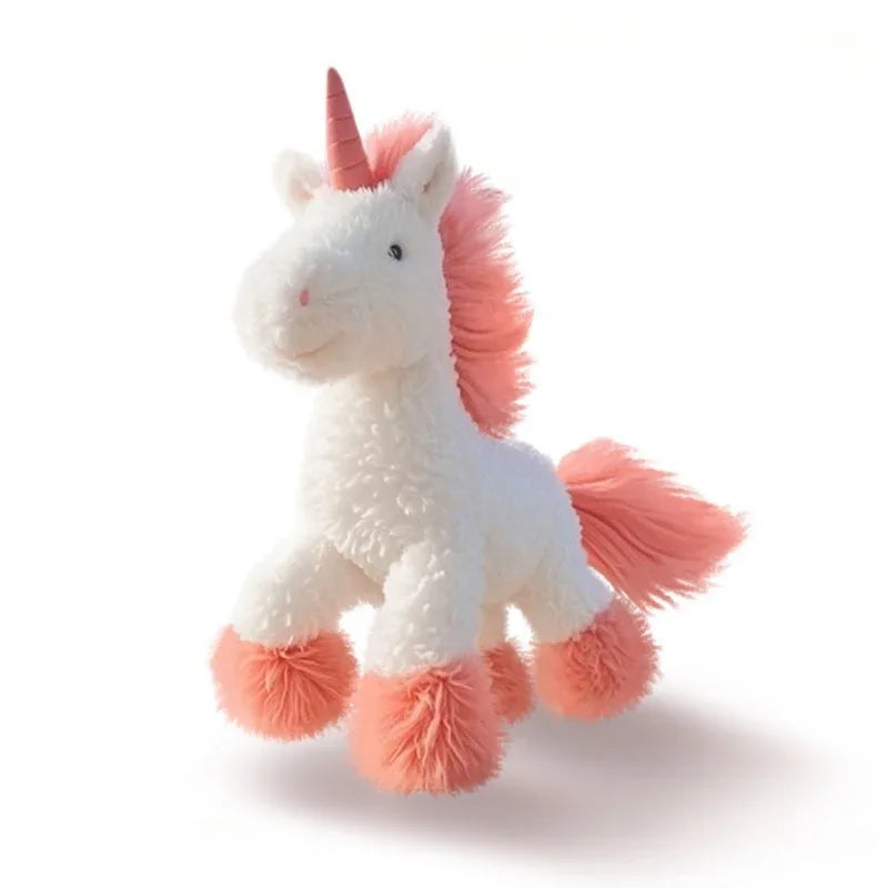 Fairy Tale Unicorn Plush Toys Stuffed Standing Unicorn Doll Pendants Pretty Children Companion Doll Kawaii Keychain Bags Decor