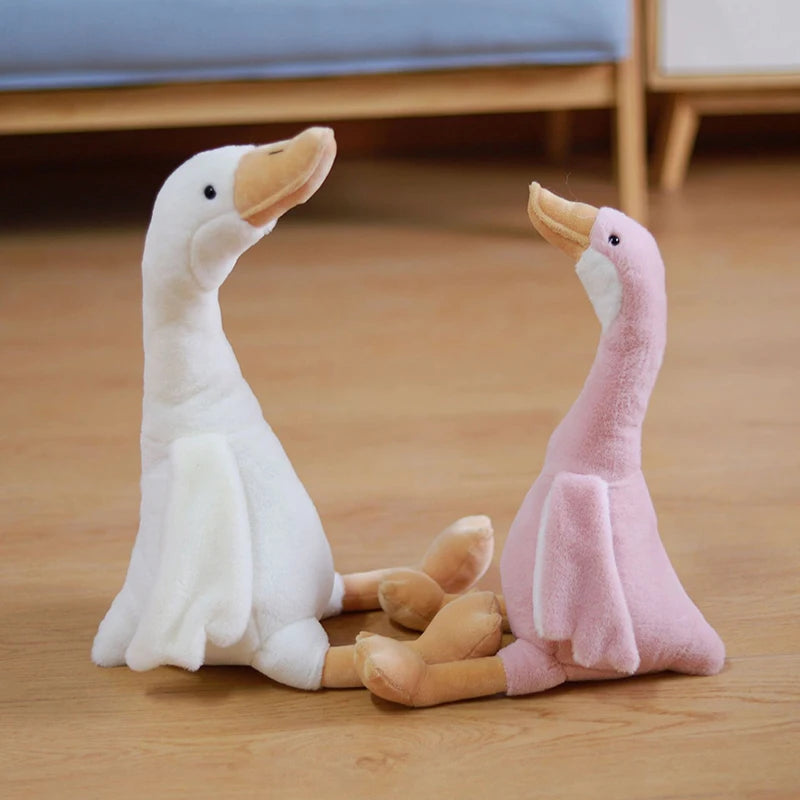 Cute Long Neck Goose Stuffed Plush Doll Soft Plushie Animal Toy for Kids Baby Children Birthday Gifts