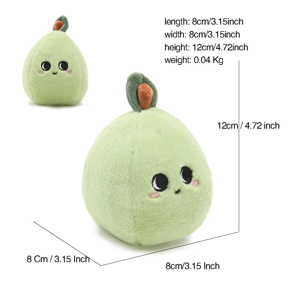 1PC Simulated Stuffed Fruit And Vegetable Soft Cute Cartoon Plush Toys Lemon Pumpkin For Baby Kids Appease Soother Toy Gifts
