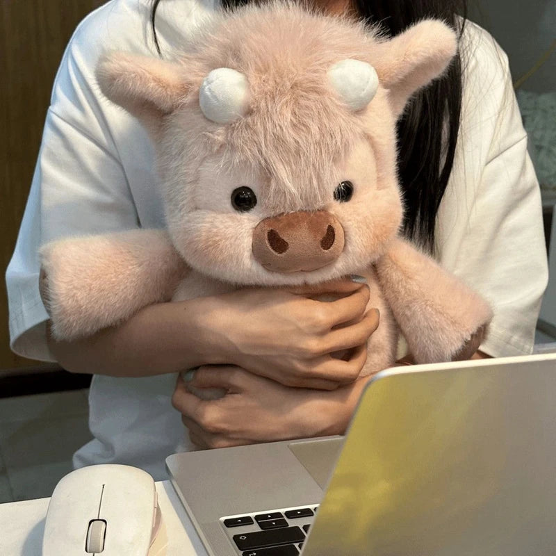 60CM Large Su Gaodi Calf Plush Toy Cute Plush Soft Pillow Soothing Calf Doll Perfect for Children's Festival and Birthday Gift