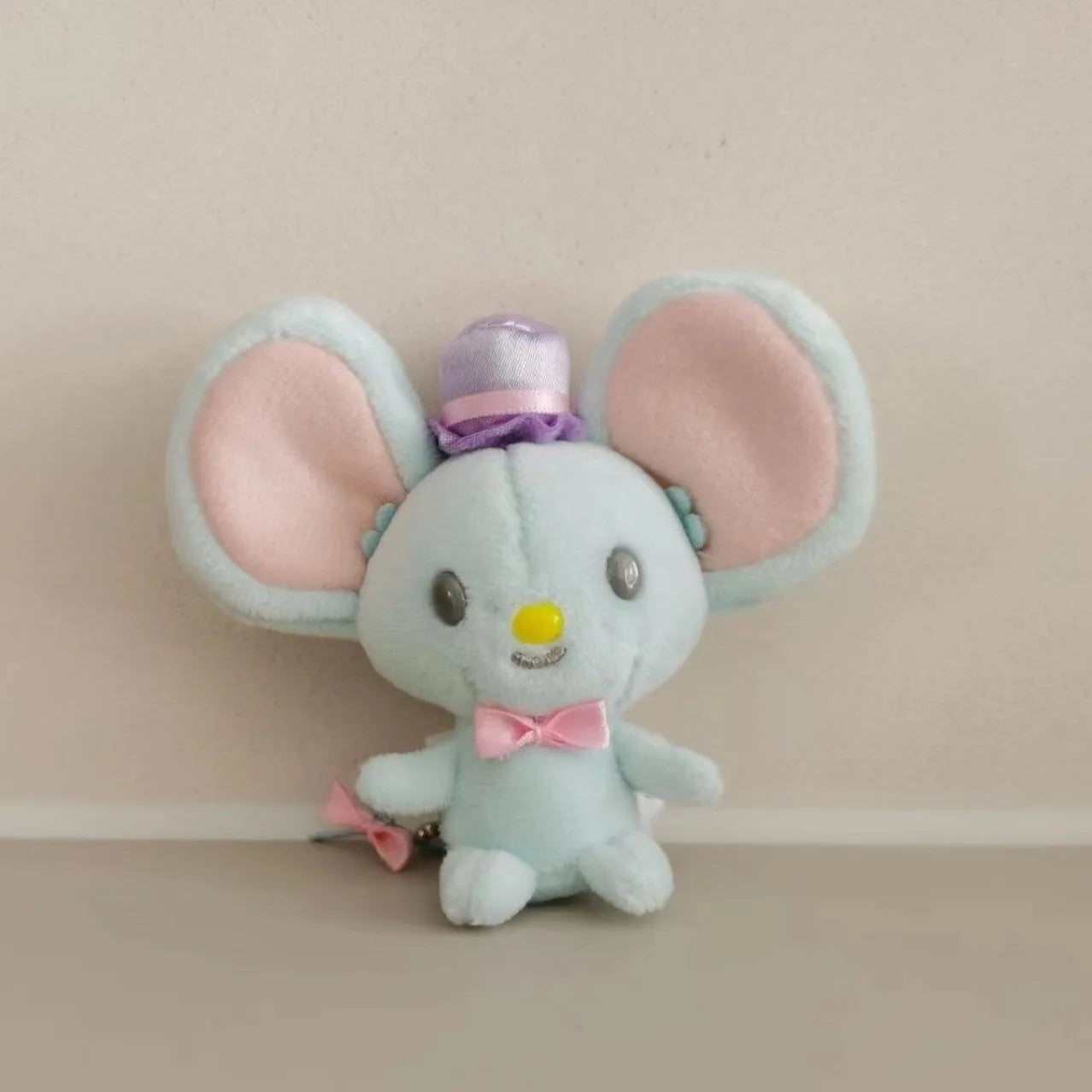 “My Melody Friends Flat Risu Plush Toys - 9cm Cute Mouse &amp; Squirrel Stuffed Animals, Soft Kawaii Plush Keychains for Bags, Gifts for Kids &amp; Fans”