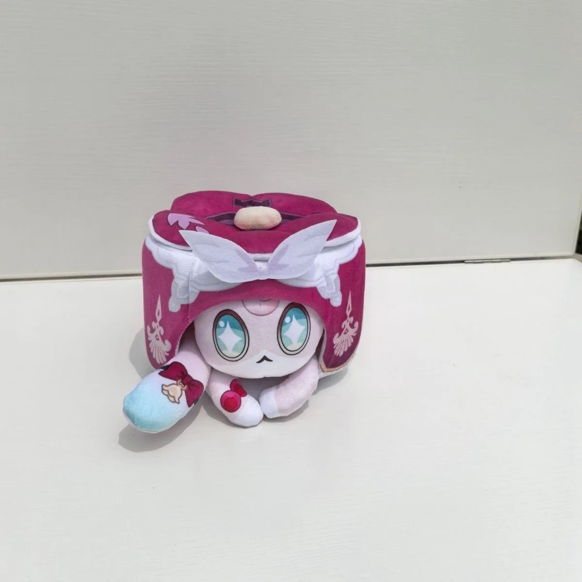 “Code Cat Plush Toy - 16cm/32cm Soft Cuddly Stuffed Animal, Mysterious Cat with Healing Charm from Cipher Forest, Gift for Kids & Anxiety Relief”