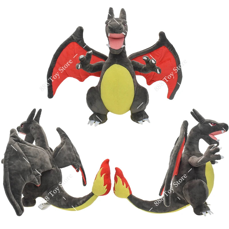 Pokemon Plush Shiny Gyarados Charizard Mega Rayquaza Hisuian Zorua Ho-Oh Lucario Butterfree Anime Stuffed Peluche Kids Xmas Gift