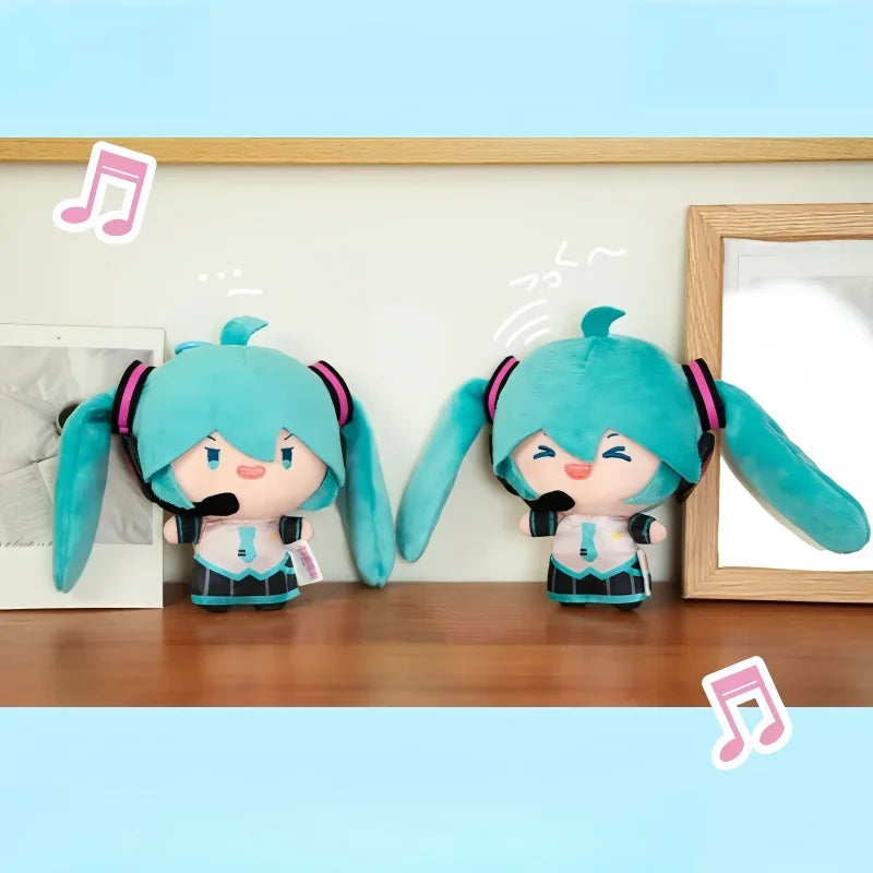 New Genuine Spot Miku Double Ponytail Rotary Doll Pull Start Pendant Fufu Doll Interesting Toy Trendy Products Gifts