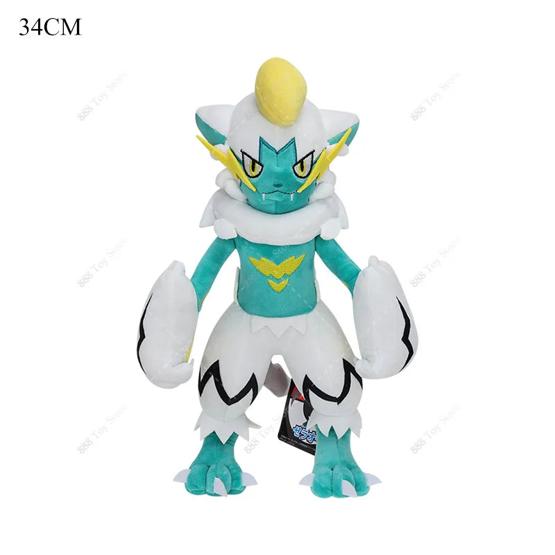 Pokemon Plush Shiny Gyarados Charizard Mega Rayquaza Hisuian Zorua Ho-Oh Lucario Butterfree Anime Stuffed Peluche Kids Xmas Gift