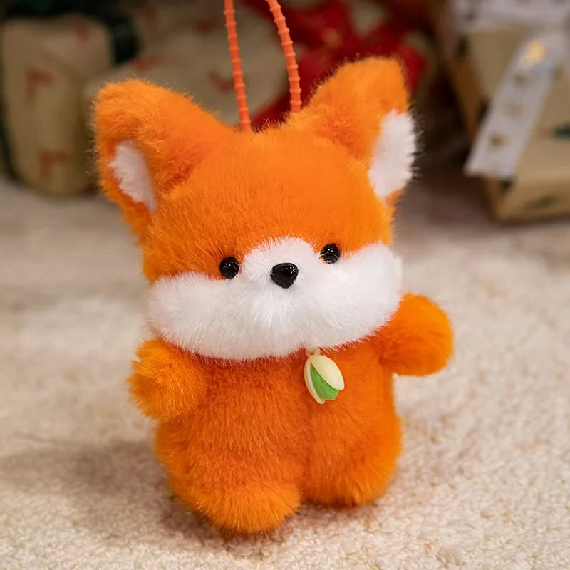 15cm Cute pillow penguin ybara rabbit duck panda fox cat Stitch plush toys keychain for children women girl gift