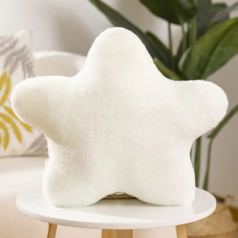 Multi-coloured star pillow super soft cute plush toy sleeping pillow for kids