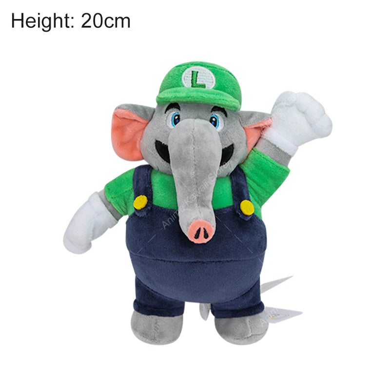 60 Styles Mario Plush Toys Yellow Fire Flower Star Shy Guy Boo Koopa Troopa Waluigi Goomba Toad Nabbit Diddy Kong Stuffed Plush