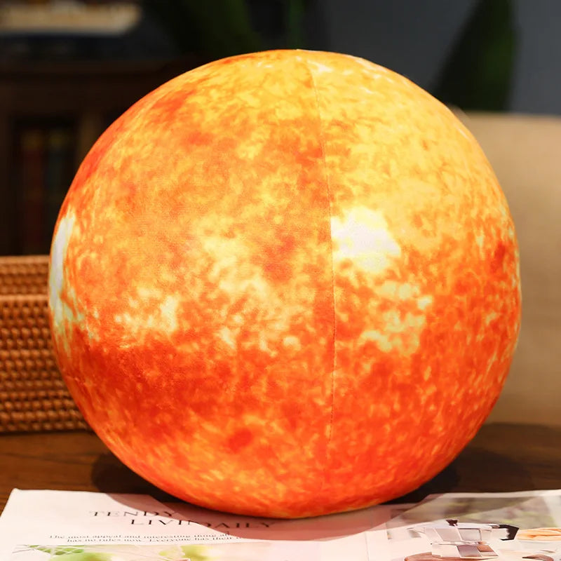Simulated Earth Sun Mars Moon Stuffed Toys Stuffed Planets In The Solar System Soft Doll Pillow Cushions Boy Girl Birthday Gift