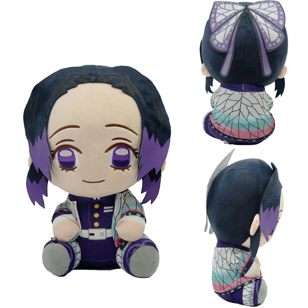20cm Japan Anime Demon Slayer Tomioka Giyu Kamado Tanjirou Kamado Nezuko Agatsuma Zenitsu Plush Toys Doll Peluche Women Gift