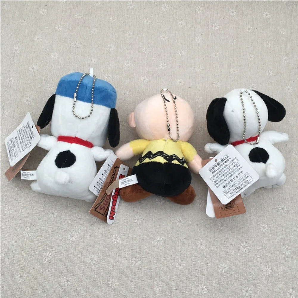 “Peanuts Charlie Brown & Friends Plush Toys - Cute Stuffed Animals (Charlie Brown, Tongue-Out Dog, Snoopy), Soft Cuddly Companions with Healing Charm for Kids & Fans”
