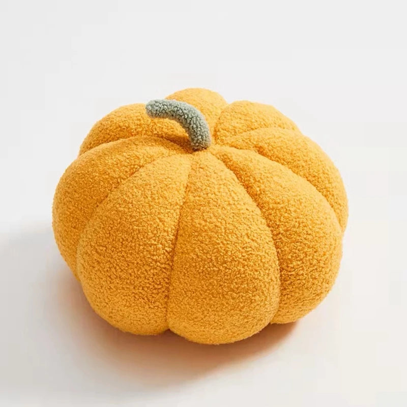 18-35cm Kawaii Simulation Nordic Halloween Pumpkin Plush Toys Lovely Soft Plant Stuffed Doll Holidays Props Decor Throw Pillow
