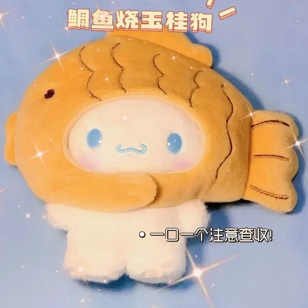 14CM Taiyaki Plush Doll - Cute Japanese Fish-Shaped Stuffed Animal, Soft Cuddly Companion for Kids &amp; Fans
