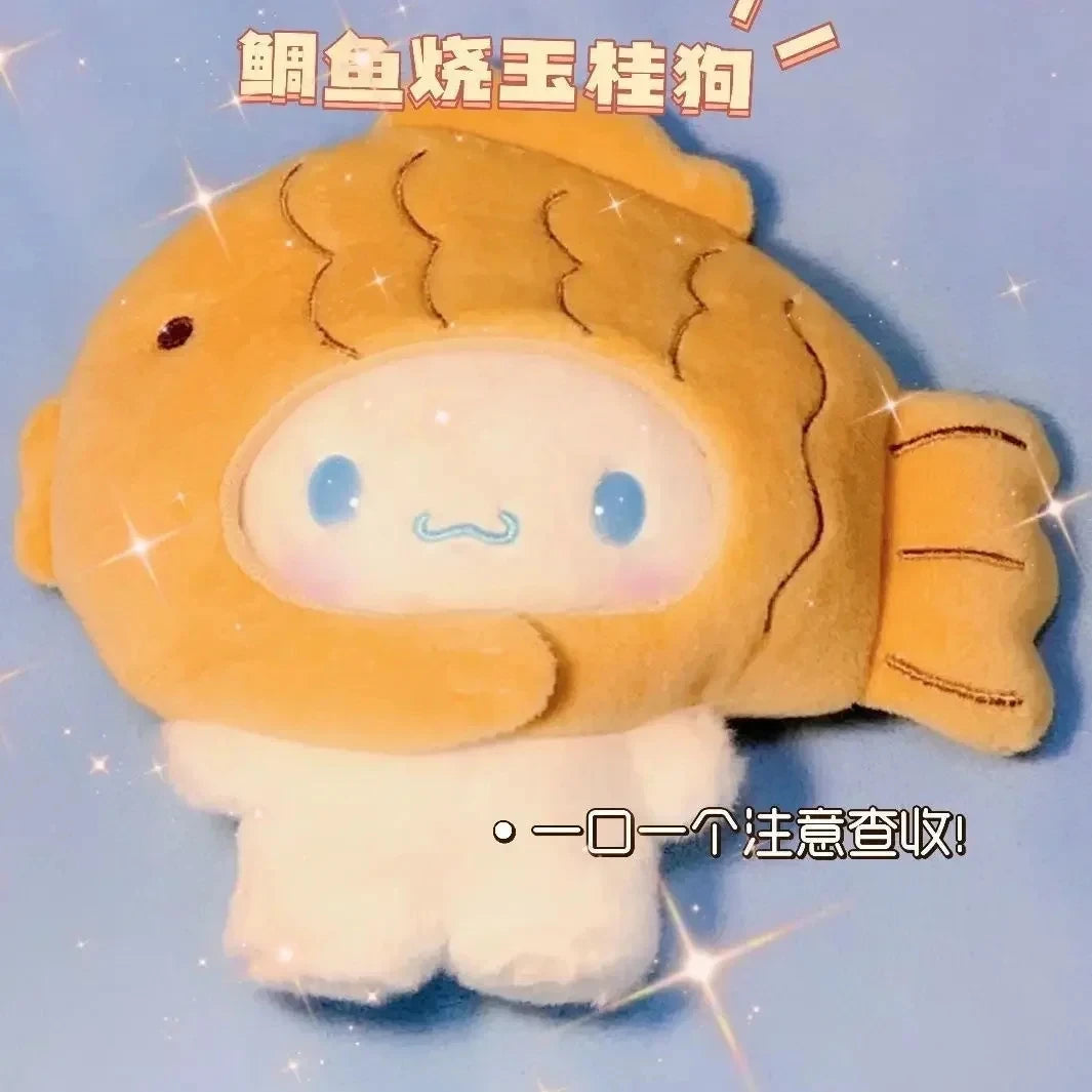14CM Taiyaki Plush Doll - Cute Japanese Fish-Shaped Stuffed Animal, Soft Cuddly Companion for Kids &amp; Fans