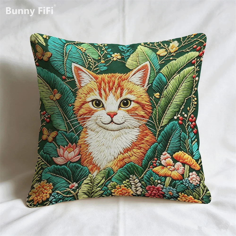 Woodland Tales Stitch-Effect Pillow Covers