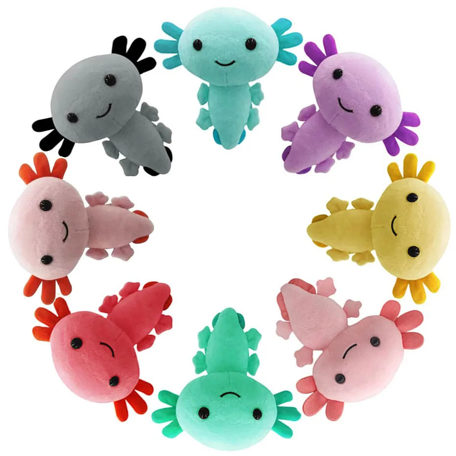 Axolotl Plush Toy Cute Axolotl Animal Stuffed Plush Doll For Kid Birthday Christmas Gift Plush Comfort Room Decoration Toys