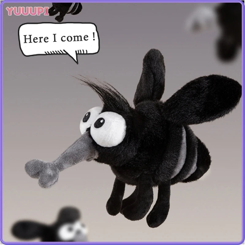 High Quality Soft Mosquito Plush Toy Stuffed Animal Pillow Keychain Backpack Pendant Cute Wacky Office Decor Home Decoration