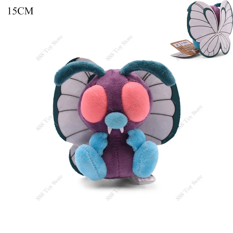Pokemon Plush Shiny Gyarados Charizard Mega Rayquaza Hisuian Zorua Ho-Oh Lucario Butterfree Anime Stuffed Peluche Kids Xmas Gift