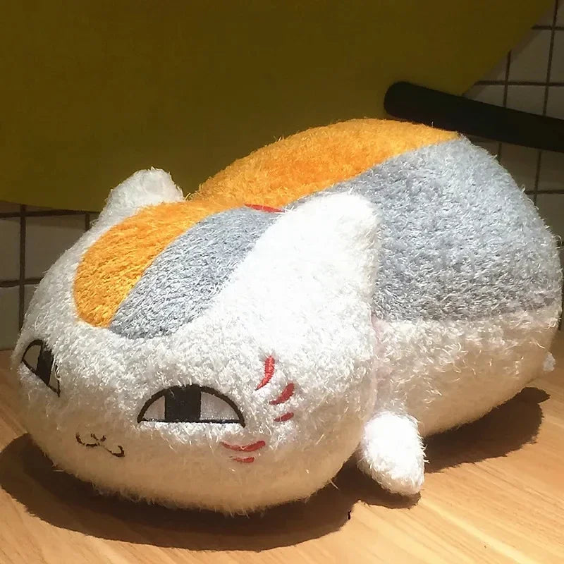 Original Throw pillow Natsume Yuujinchou Nyanko Sensei Cat Plush Doll Toy 40cm A Lovely Birthday Gift For Children