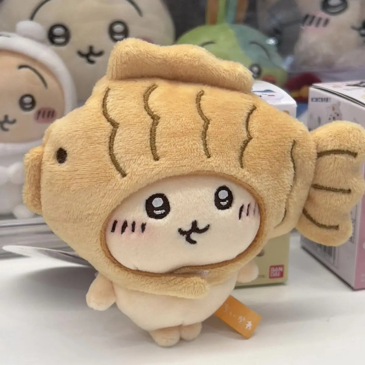 “16.5cm Taiyaki Plush Toy - Cute Fish-Shaped Pastry Stuffed Animal, Soft Cuddly Companion for Kids & Adults, Kawaii Room Decor & Gift”