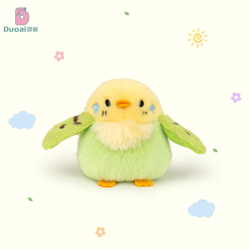 Kawaii Bird Plush Toys Cute Lifelike Parrot Sparrow Plush Toy Mini Artificial Bird Plush Doll Room Decor Kid Birthday Xmas Gifts