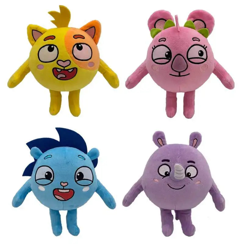 Baby Zoo Kids Songs Plushie Toy Cartoon Hedgehog Koala Rhino Cat Stuffed Animal Soft Doll Educational Gift for Children Birthday