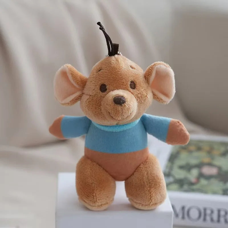 Cartoon Roo Standing Cotton Doll Mouse Hundred Acre Garden Wallaby Plush Pendant Keychain Cute Ornament Birthday Gift