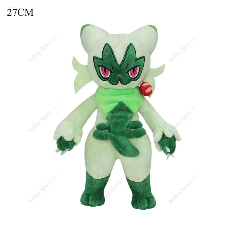 Hot Sale Pokemon Plush Shiny Zeraora Toys Anime Garchomp Articuno Meowscarada Sprigatito Lucario Stuffed Animal Peluche Dolls