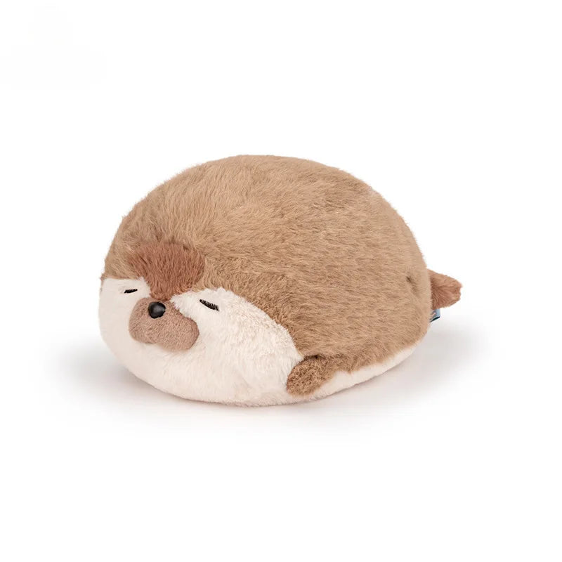 40CM Cute Seal Plush Pillow Lifelike Simulation Stuffed Sea Otter Soft Doll Animal Toy Kawaii Cartoon Blue Brown Otter Kid Gift