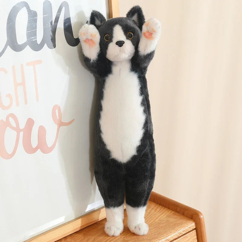 25/40/58cm Funny Joy Cute Soft Standing Pose Cat Plush Toys Pause Pillow  Home Decor Doll for Kids Girl Gift